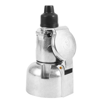 

Trailer Socket 7Pin 12N Type Trailer Connector Car Accessories 7 Way Metal Trailer Socket