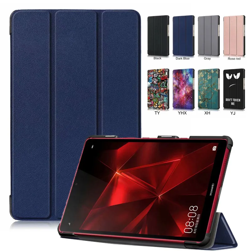 Ультра тонкий складной чехол для huawei Mediapad M6 8 4 ''VRD-AL09 VRD-W09 2019 из искусственной