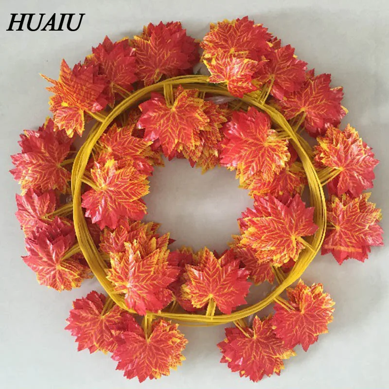 Artificial Flower Simulation Green Vine Green Leaves font b Home b font Store font b Garden