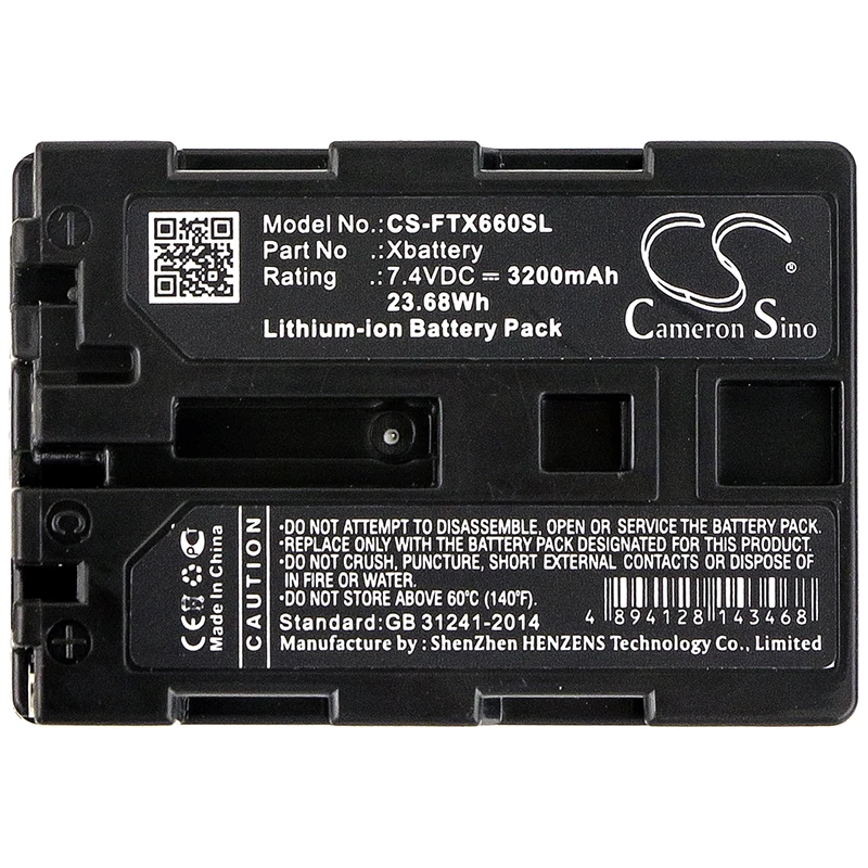 Cameron sino 3200 мА/ч, батарея для FLUKE TiX1000 TiX620 TiX640 TiX660 FLUKE Xbattery