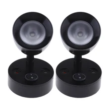 2 предмета Лодка на колесах/Camper Регулируемый Яркость чтение светильник интерьер настольная лампа 3W 12V 24V 3000K Водонепроницаемый