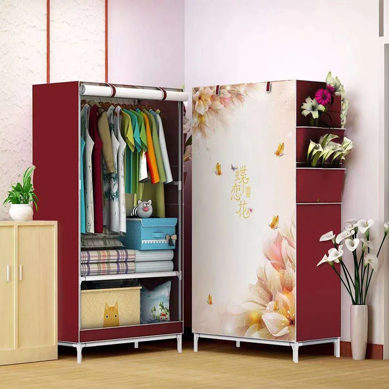3D Pattern Closet Non-woven Fabric Folding Wardrobe Garment Cloth Storage Lightweight Portable Bedroom Storage Home Furniture 3D Pattern Closet Non-woven Fabric Folding Wardrobe Garment Cloth Storage Lightweight Portable Bedroom Storage Home Furniture