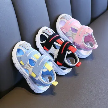 Summer baby sandals for girls boys soft bottom cloth children shoes fashion little kids beach sandals toddler shoes 1