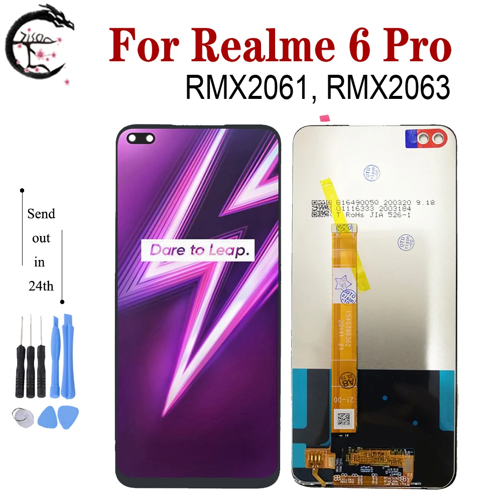 6 6-дюймовый ЖК-дисплей с рамкой для OPPO Realme Pro экран мобильного телефона RMX2061 RMX2063