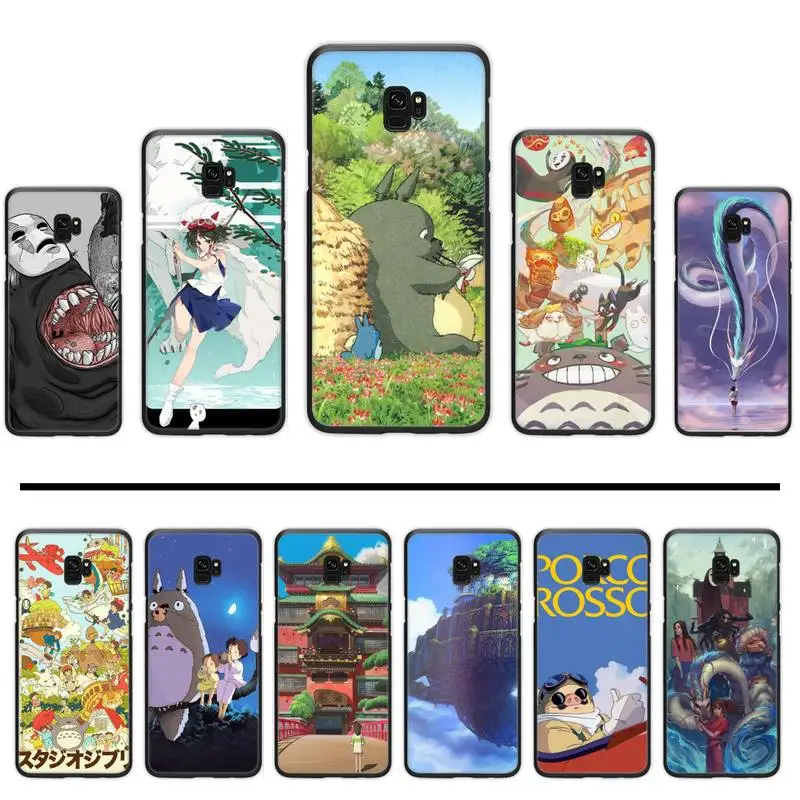 Hayao miyazaki Аниме оригинальный Блестящий милый чехол для телефона Samsung S6 S7 edge S8 S9 S10 e