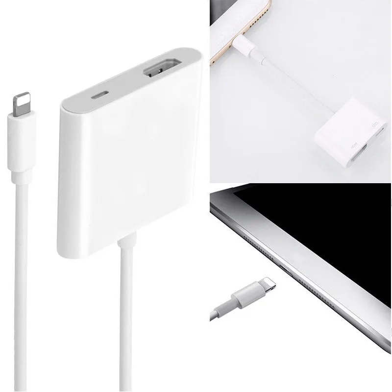  Doitop Adattatore Av Digitale per Ios per Hdmi 1080P Audio Hd Video Converter Cavo per Iphone Ipad 
