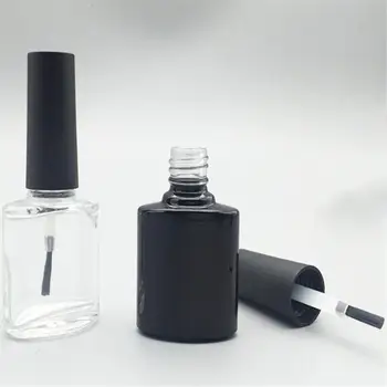 

10ml Portable Nail Polish Varnish Empty Bottle Make-up Container with Brush