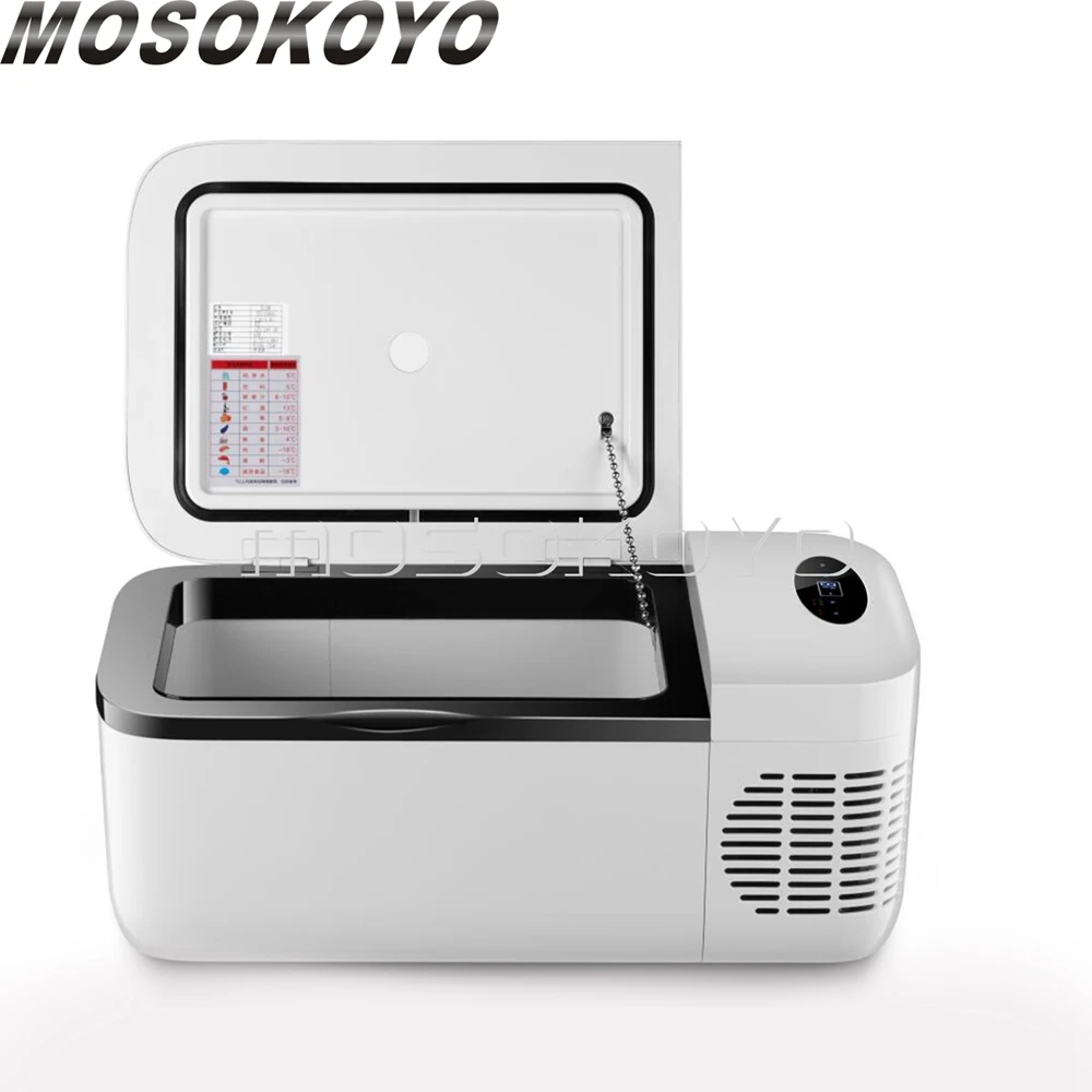 12L Портативный мини-холодильник для автомобиля-18-10Degree Холодильный Компрессор Охладитель на открытом воздухе 12/24V Автомобильный холодильник Путешествия Отдых на природе холодильного оборудования