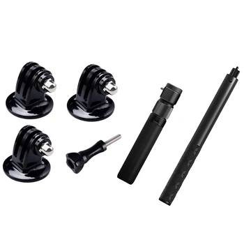 

Tripod Adapter for Gopro Hero 6 Hero 5 Hero 5 Session Hero 4 & 1.1M Rotating Invisible Selfie Stick for Insta360 One X