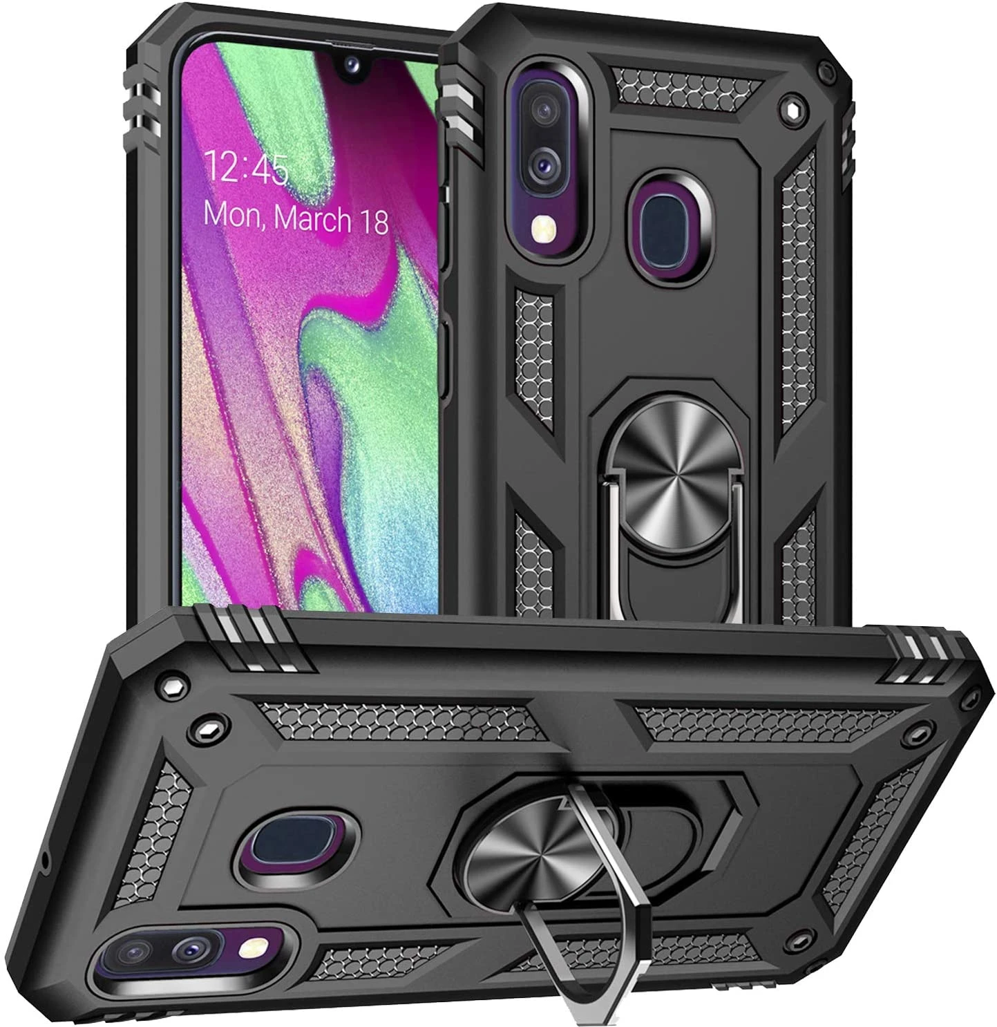 Toepassen Verdorren Verlengen for Samsung A40 Case Cover Samsung Galaxy A40 A 40 Armor Rugged Military  Shockproof Magnet Car Holder Ring Case|Phone Case & Covers| - AliExpress