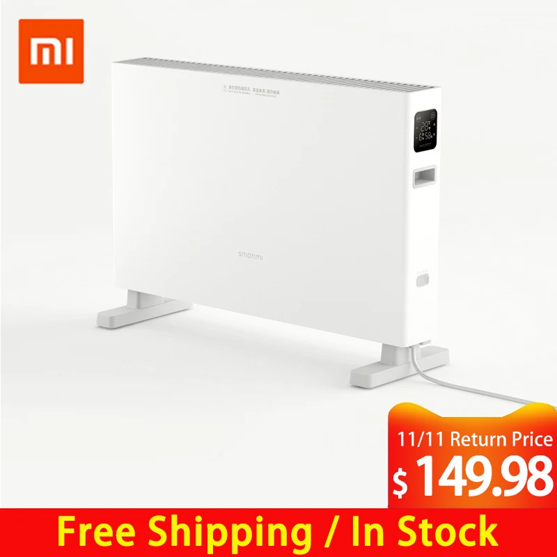 

XIAOMI SMARTMI Electric Heater Smart Version Fast handy Heaters for home room Fast Convector fireplace fan wall warmer Silent