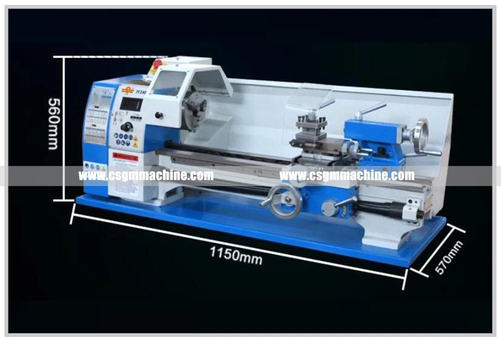 Настольный Токарный станок WM240/токарный из нержавеющей стали/токарный с