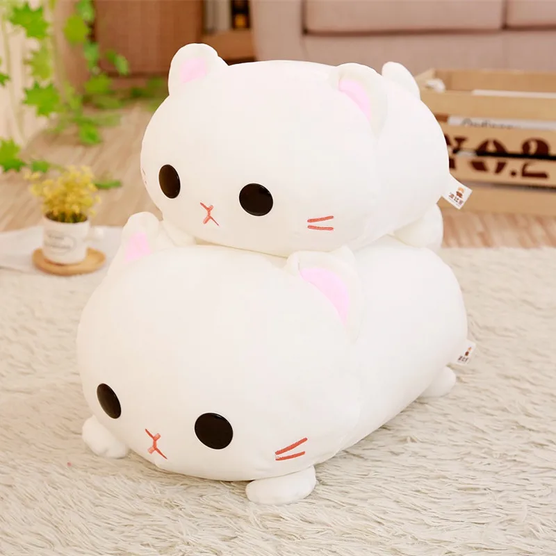 35/45 см Милая кошка плюшевая кукла-подушка игрушки для детей мягкие куклы с