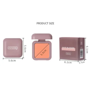 

Makeup Blush Powder Blush Face Professional Maquiagem With 6-Colors Soft-Smooth Lasting Color Formula Easy To Color