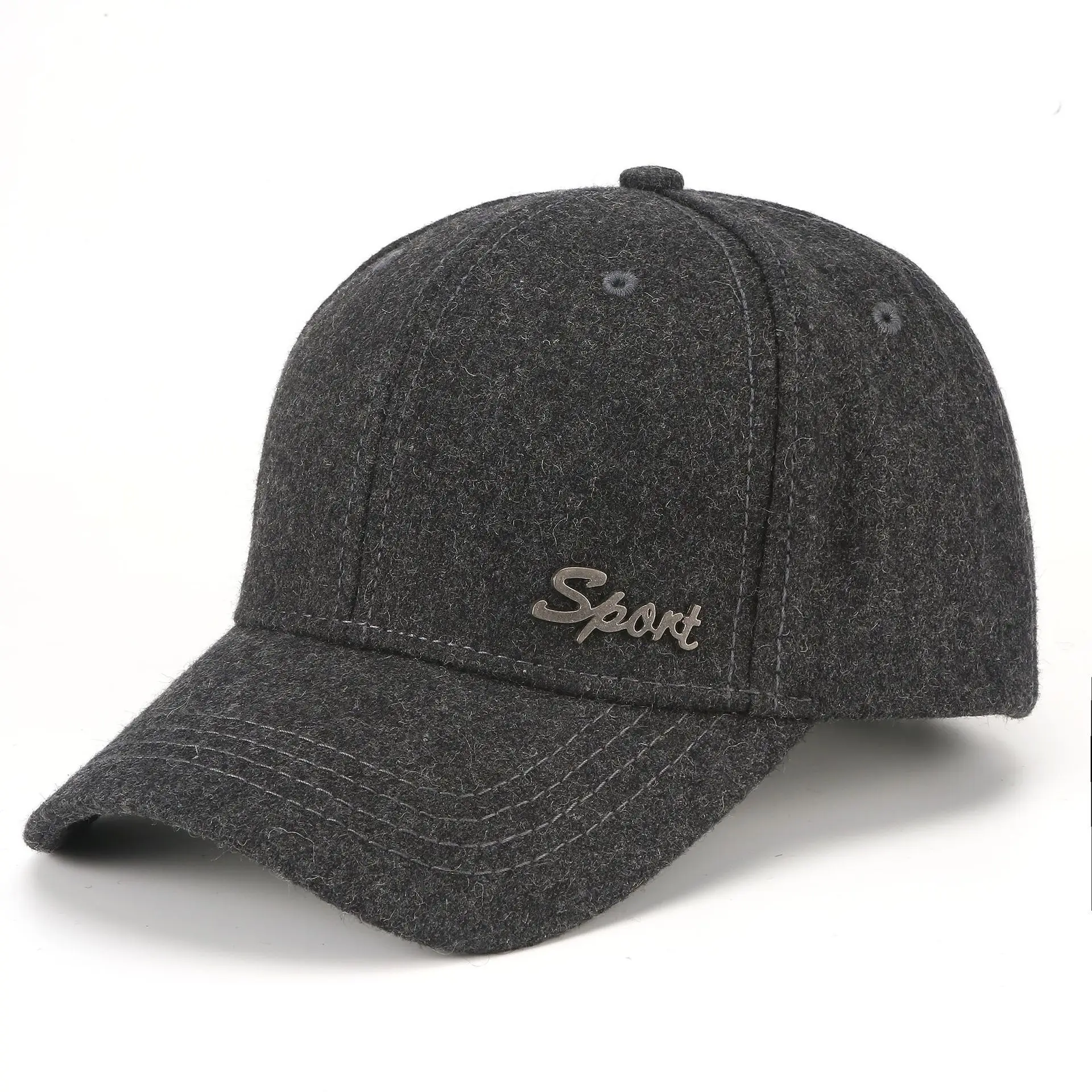 

Lady Winter Peaked Cap Adult Outdoors Casual Wool Hat Man Big Size Baseball Hats 55-60cm 60-65cm