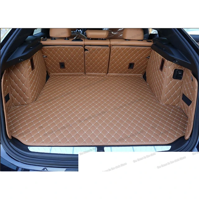 Auto Leder Kofferraummatte für B-MW 3 Series GT 2013-2023