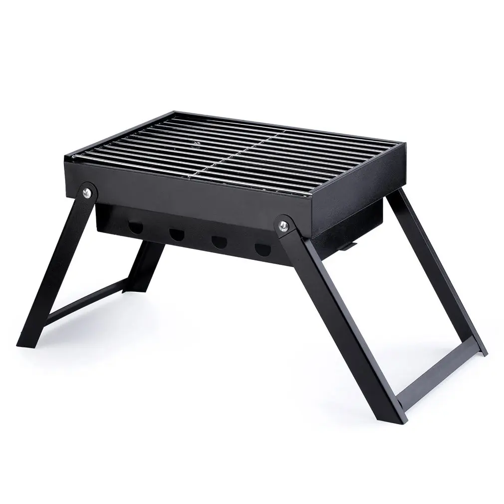 

Small Outdoor Portable Folding Barbecue Charcoal Grill Easy Assemble and Remove Barbecue Cooking Set BBQ Grill