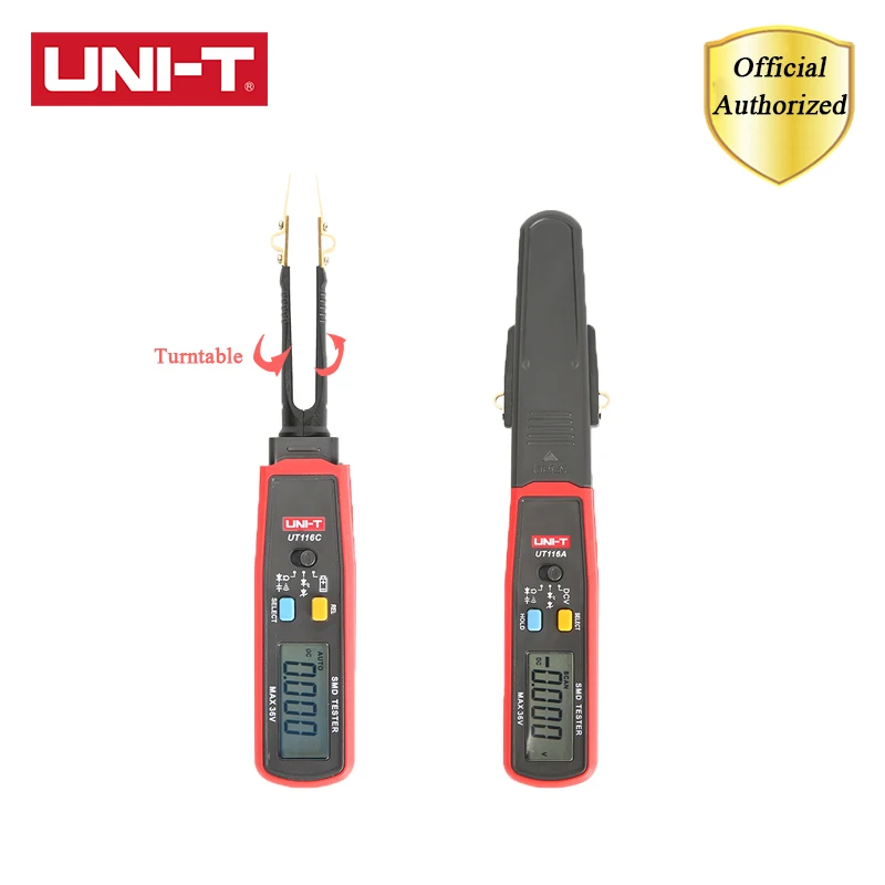 UNI T SMD multimetro UT116A UT116C LED diodos Zener Auto de la gama емкость diodo (RCD) DCV contin|Мультиметры| |