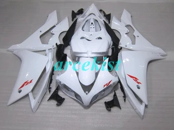 

4Gifts New ABS Mold motorcycle Fairings Fit For Yamaha YZF-1000-R1 2007 2008 07 08 Fairing bodywork set custom white