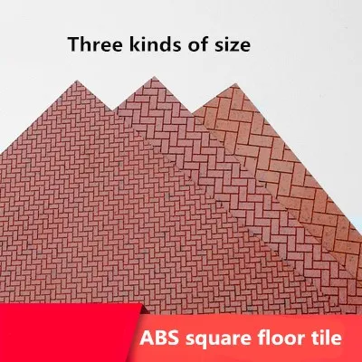 

Architectural model material floor tile floor tile ABS decoration floor brick square brick red square