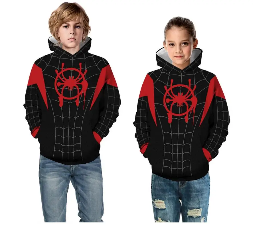 Promotion Jacket The Avengers Spiderman Captain America Iron Man Sweatshirt Autumn Quantum Warfare Hoodies Coats For 4-13y