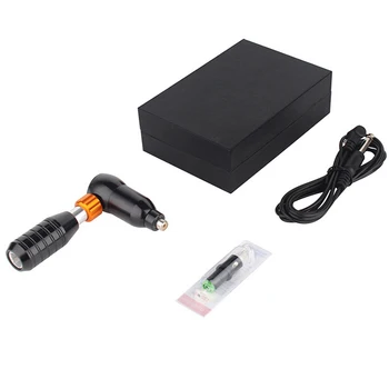 

New No Noise Machine Aluminum Alloy Pen Audio Interface Pen Makeup Rotary Tattoo Machine Pen Eyebrow for Body Eyebrow Art Tools