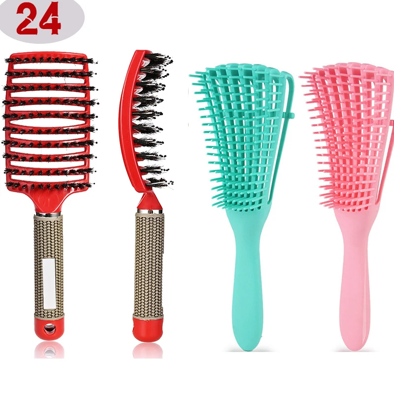 

Comb Curly tangled hair tangled hair comb leather massage comb children tangled comb anti-knot professional hairbrush brush