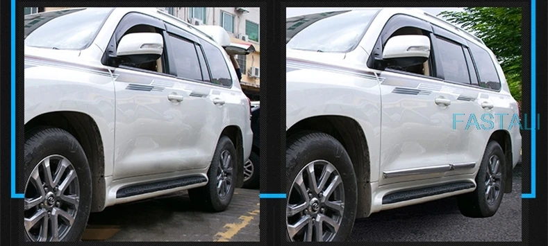 Для TOYTA LAND CRUISER LC200-18 водонепроницаемый боковой протектор двери автомобиля бампер полосы-наклейки декоративные анти-столкновения бар паста