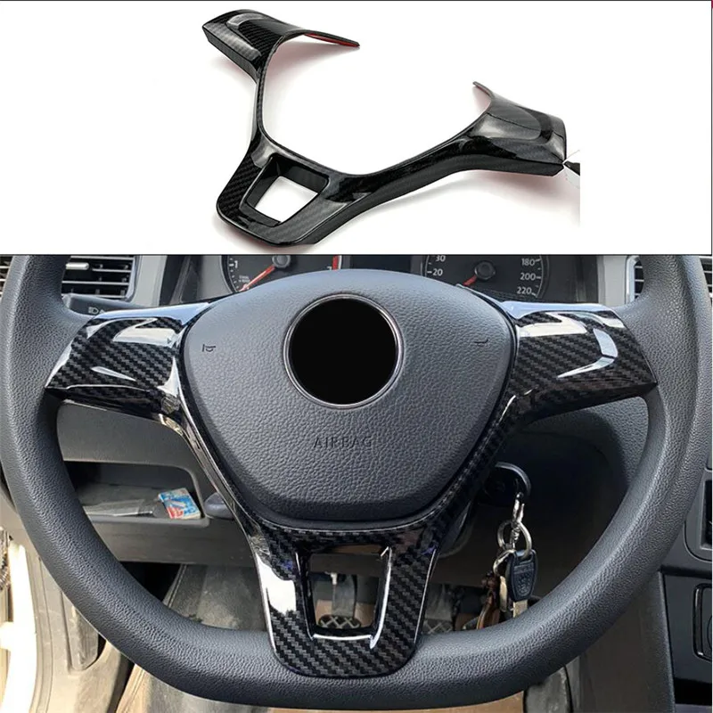 Автомобильные аксессуары накладка на руль для Volkswagen Jetta Golf Sportsvan Golf 7 Polo Caddy Amarok Lavida Passat Tiguan Touran up