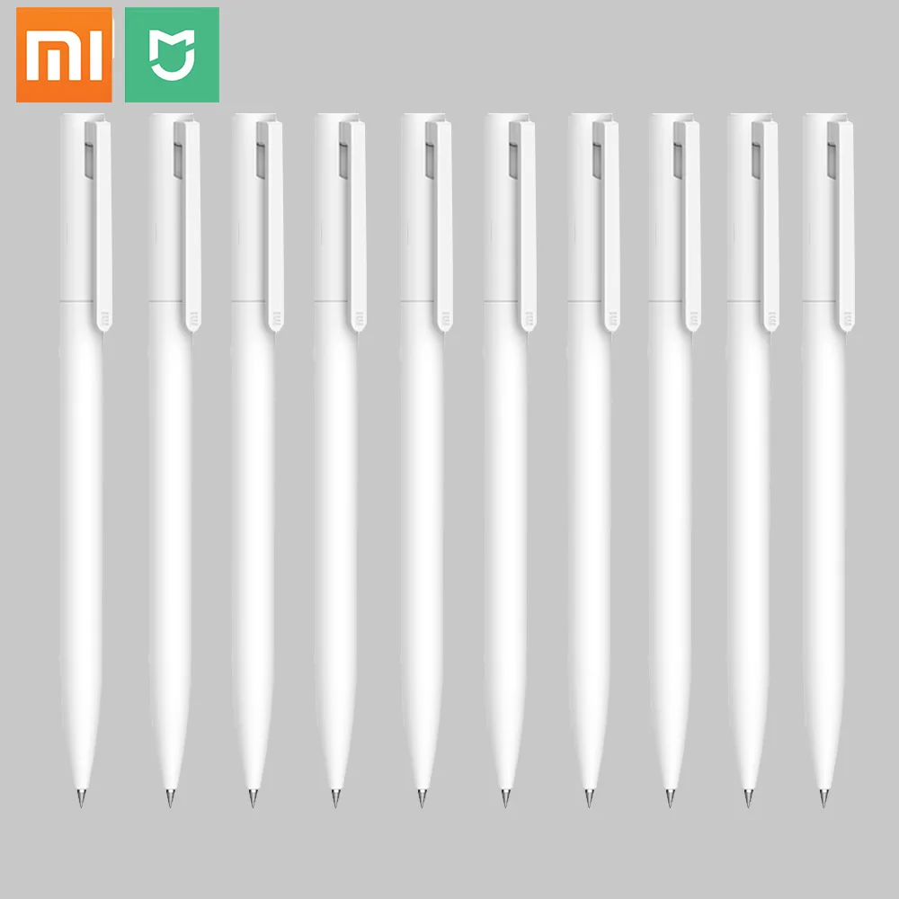 Ручка для подписи Xiaomi Mijia 9 5 мм оригинальная шариковая ручка с нейтральными