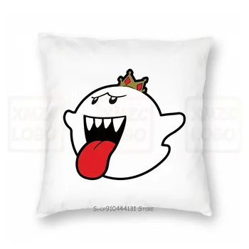 

Super Mario Pillow case King Boo Spoof Inspired Design Top Women Men