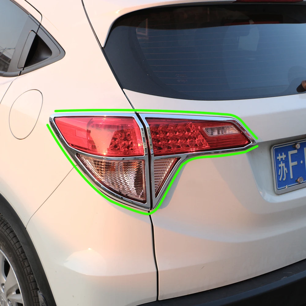 Xburstcar Подходит для HONDA HR-V HRV VEZEL хромированный задний светильник, задний светильник