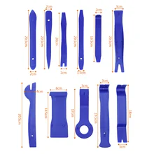 Anti-scratch Stereo Install Tools Repair Protection Pro Laborsaving Door Blue 11Pcs Trim PP Universal