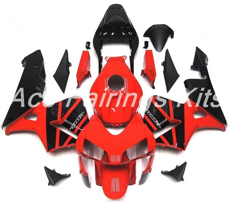 Топ(литьевая форма) ABS мотоцикл полный комплект обтекателя Подходит для Honda CBR600RR F5 2004 2003 обтекатели набор черный красный