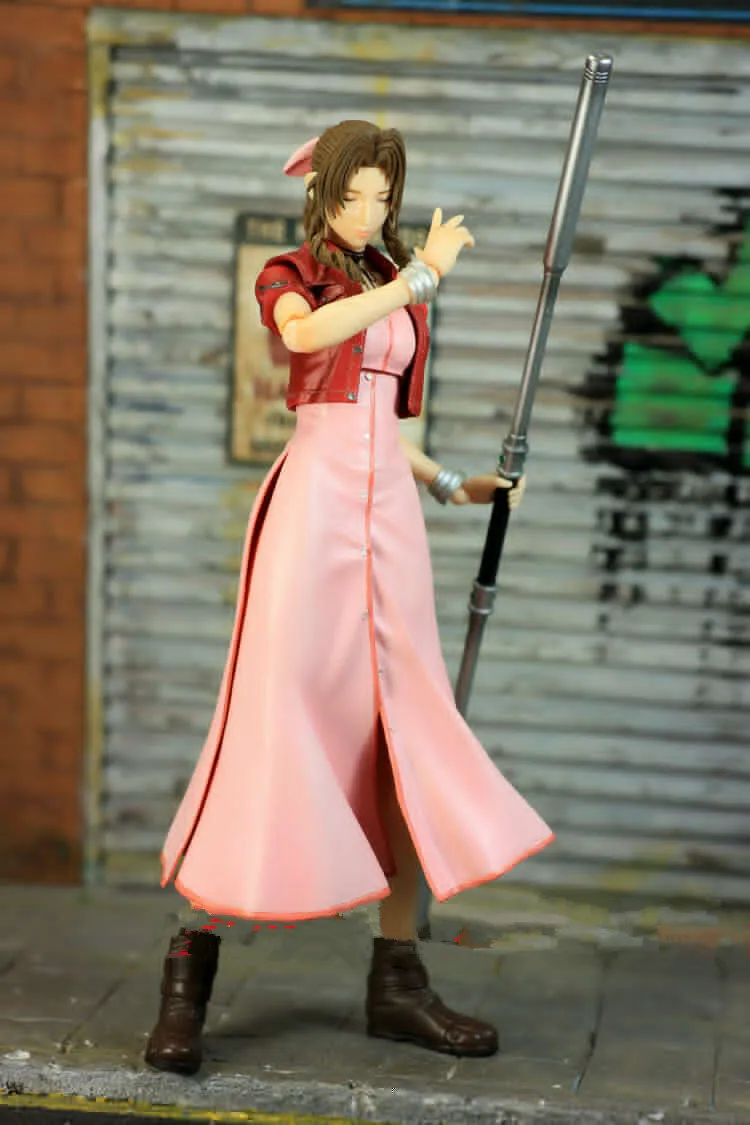 Play Arts последняя фантазия VII Aerith Zack фигурка без коробки дешевая стоимость доставки