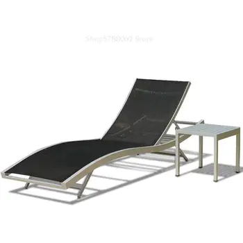 

Outdoor home balcony lunch break leisure folding chair beach lazy chair multifunctional sofa