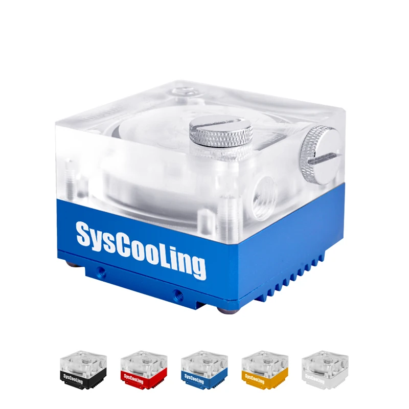 Водяной насос syssoling P67B водяной RGB версии 500л/ч для системы Жидкого охлаждения