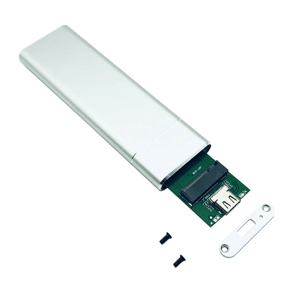 USB 3.1 to M.2 NGFF SSD Mobile Hard Disk Box Adapter Card External Enclosure Case for m2 SATA SSD USB 3.1 2230/2242/2260/2280 M2