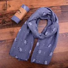 Корейская версия осенне-зимних детских хлопковых и льняные шарфы милый детский нагрудник с мультяшным принтом для мальчиков и девочек