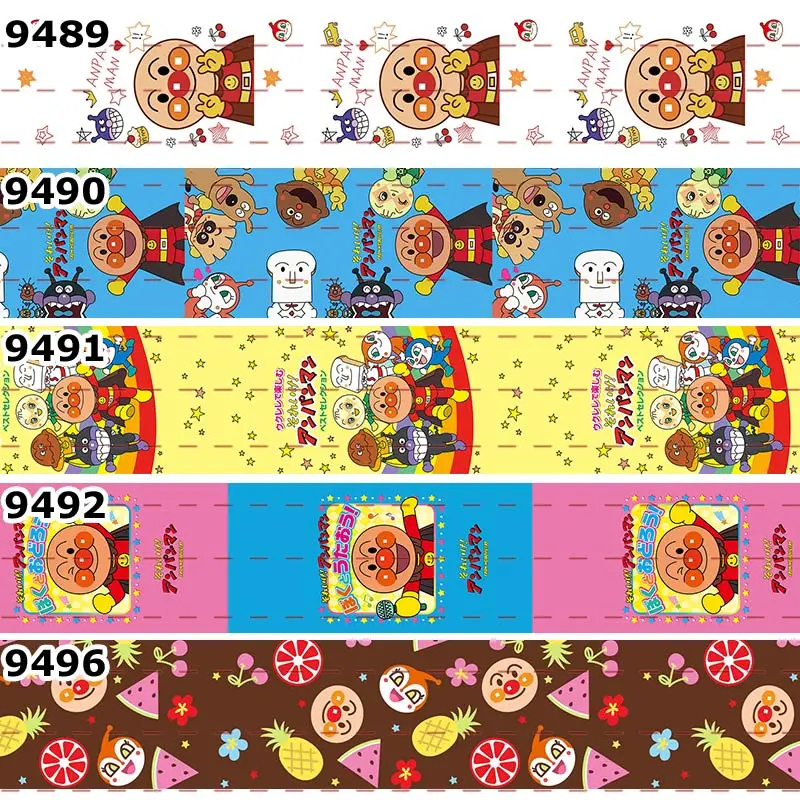 10 ярдов-разные размеры-корсажная лента-японские Мультяшные персонажи лента с рисунком
