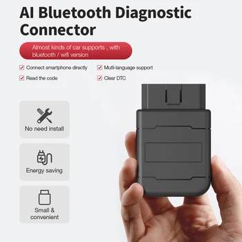 

OBDII Check Engine Car Auto Diagnostic Scanner Tool Bluetooth/Wifi for Android iOS