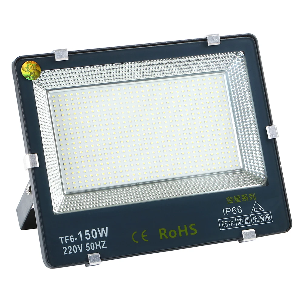 50W100W150W200W Светодиодный прожектор Ip66 водонепроницаемый наружный светодиодный