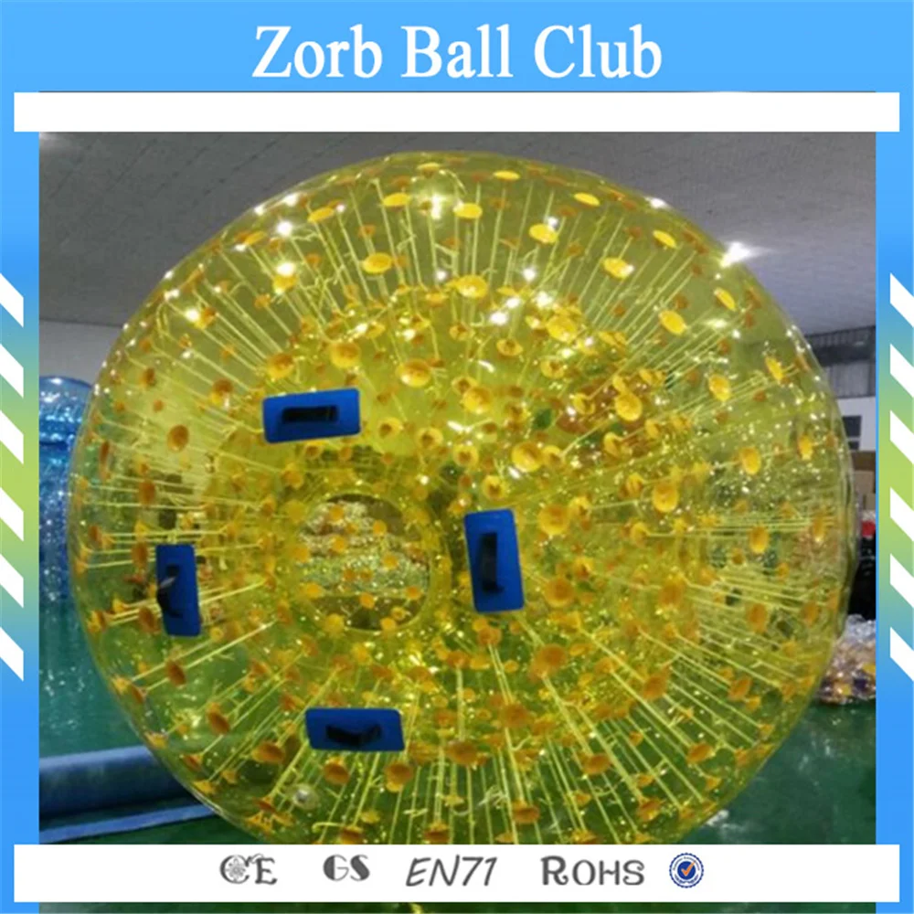 PVC Inflatable Playground Zorb Ball 3m for Kids Human Hamster Ball Grass Zorbing Ball Durable Zorb Ball