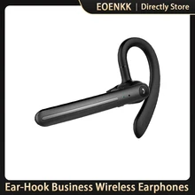 Business Wireless Earphones Ear-hook Headset Dual Mic Noise Cancelling Car Bluetooth Headphones Smart Noise Reductions  Driving