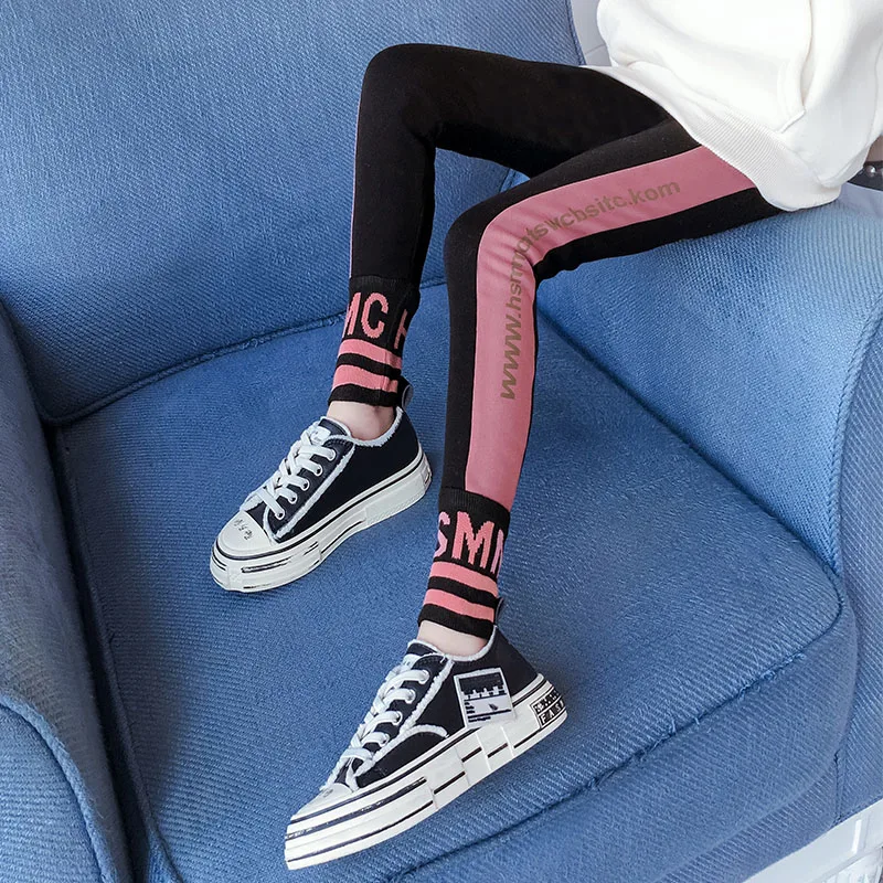 Леггинсы для девочек; vetement enfant fille; теплые зимние штаны для девочек; pantalones abrigados pantalon fille; 12; 7; флисовые леггинсы для девочек - Цвет: DK195250 Black