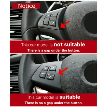 

3pcs set Sticker Trim Carbon Fiber Button Fit for BMW X5 E70 2008-2013