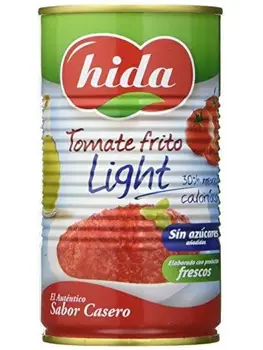 

Hida Tomate Frito Light - Paquete de 6 x 340 gr - Total: 2040 gr