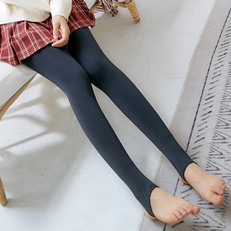Trample Foot Black Новая мода, теплые женские бархатные утолщенные Леггинсы, осень/зима, имитация нейлона, хорошее качество, женские леггинсы - Цвет: Trample Foot Black