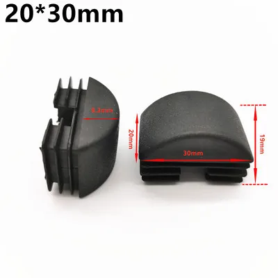 16pcs Plastic Tube Insert Plug pipe end cap Non-slip table chair leg Foot Cover pad Floor Protectors furniture decorative Parts 20x30mm