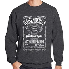 Мужская толстовка с принтом Breaking Bad Heisenberg, модные толстовки с капюшоном на весну и зиму, флисовая Мужская спортивная одежда с круглым вырезом, harajuku k-pop